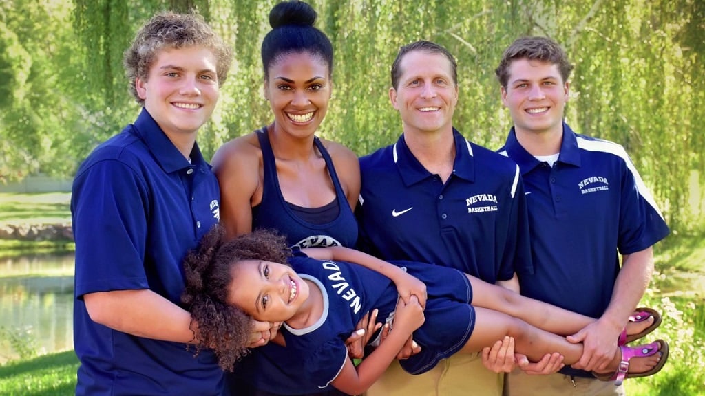 Eric Musselman with his family