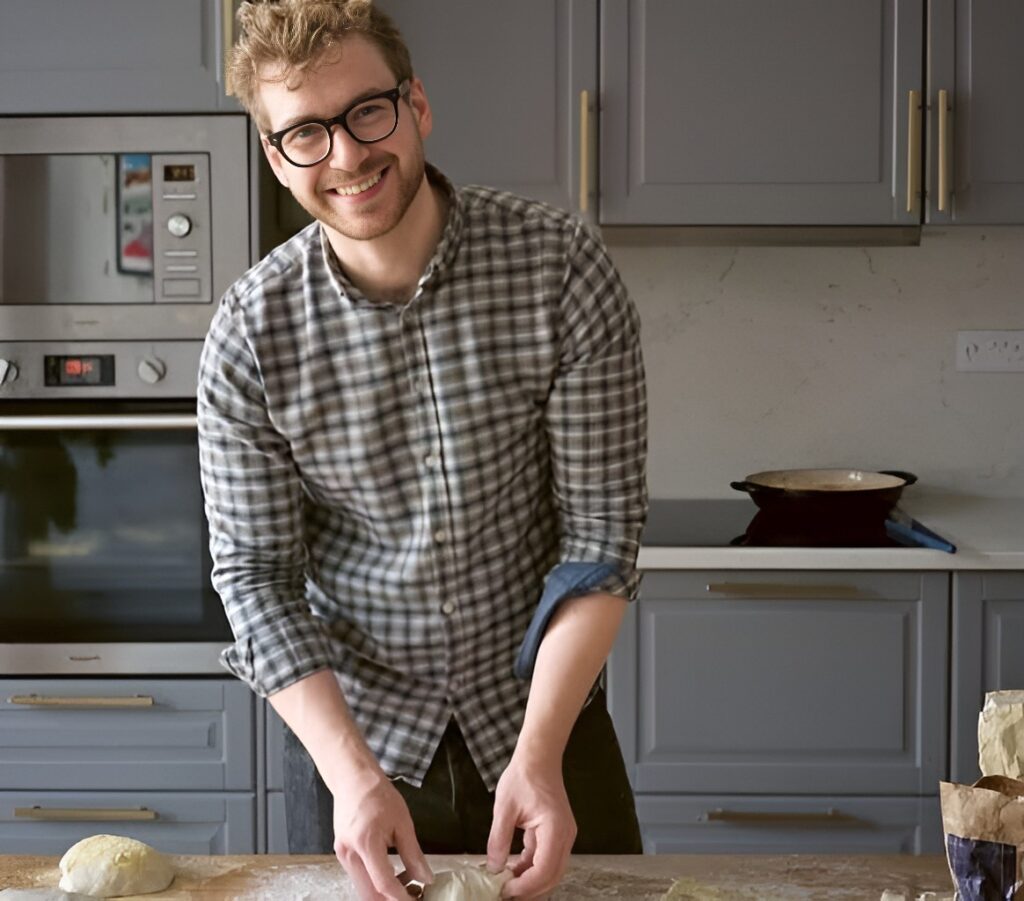 James Morton Double Duty Balancing Baking and Doctoring