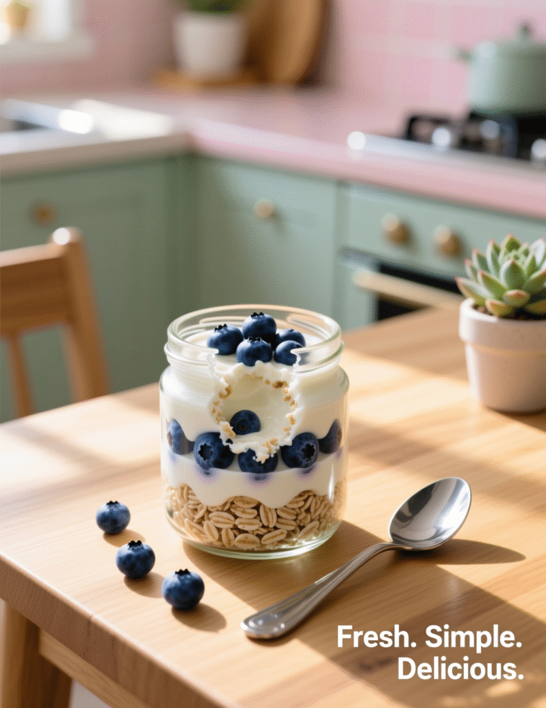 Blueberry Overnight Oats: A Single-Serving Powerhouse