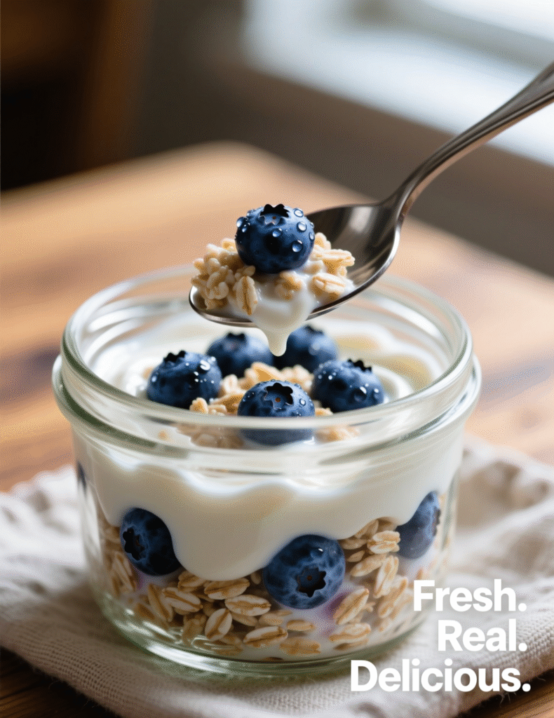 Blueberry Overnight Oats: A Single-Serving Powerhouse