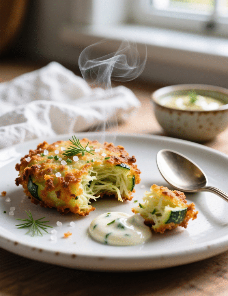 Crispy Zucchini Fritters Recipe (8 Servings): A Golden Bite of Perfection