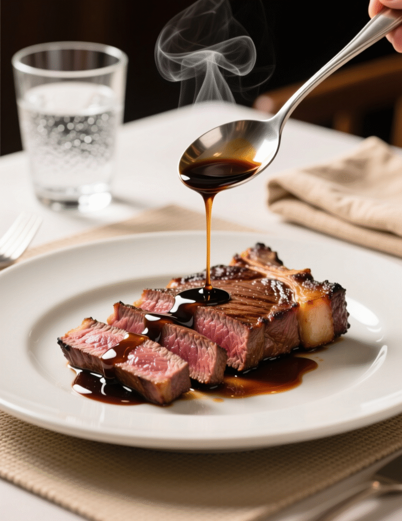 Juicy Flank Steak with Soy Marinade Recipe (4 Servings)