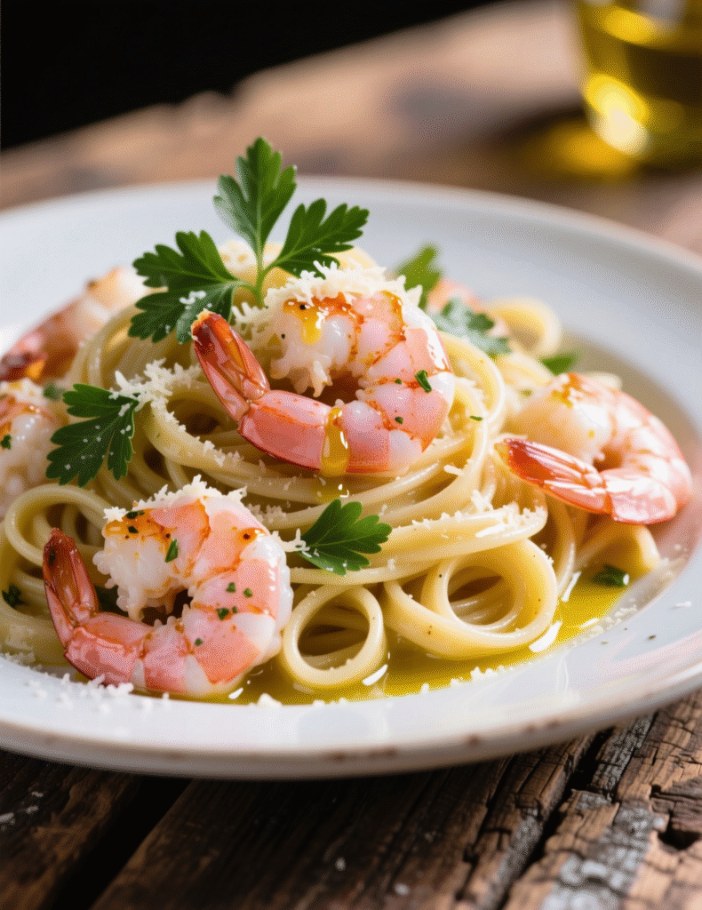 Juicy Garlic Butter Shrimp Pasta Recipe for 4 Servings: A Culinary Deep Dive