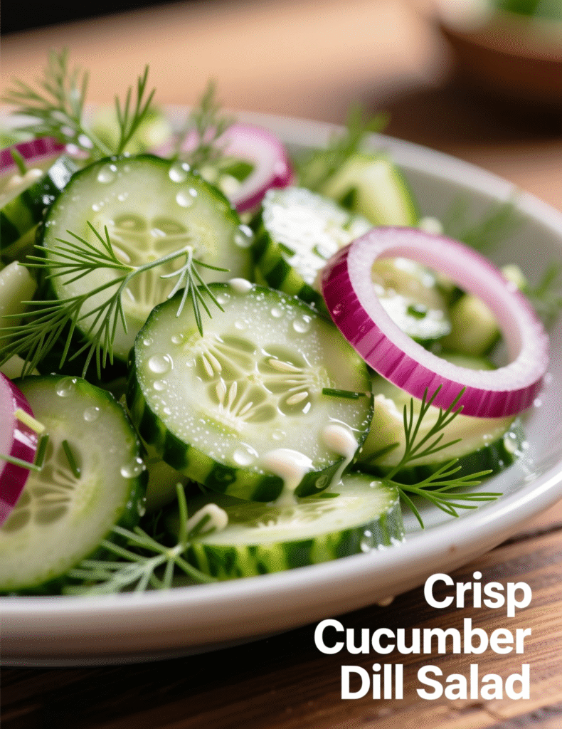Crisp Cucumber Dill Salad Recipe for 4 Servings: Expert Guide to the Perfect Refreshing Side