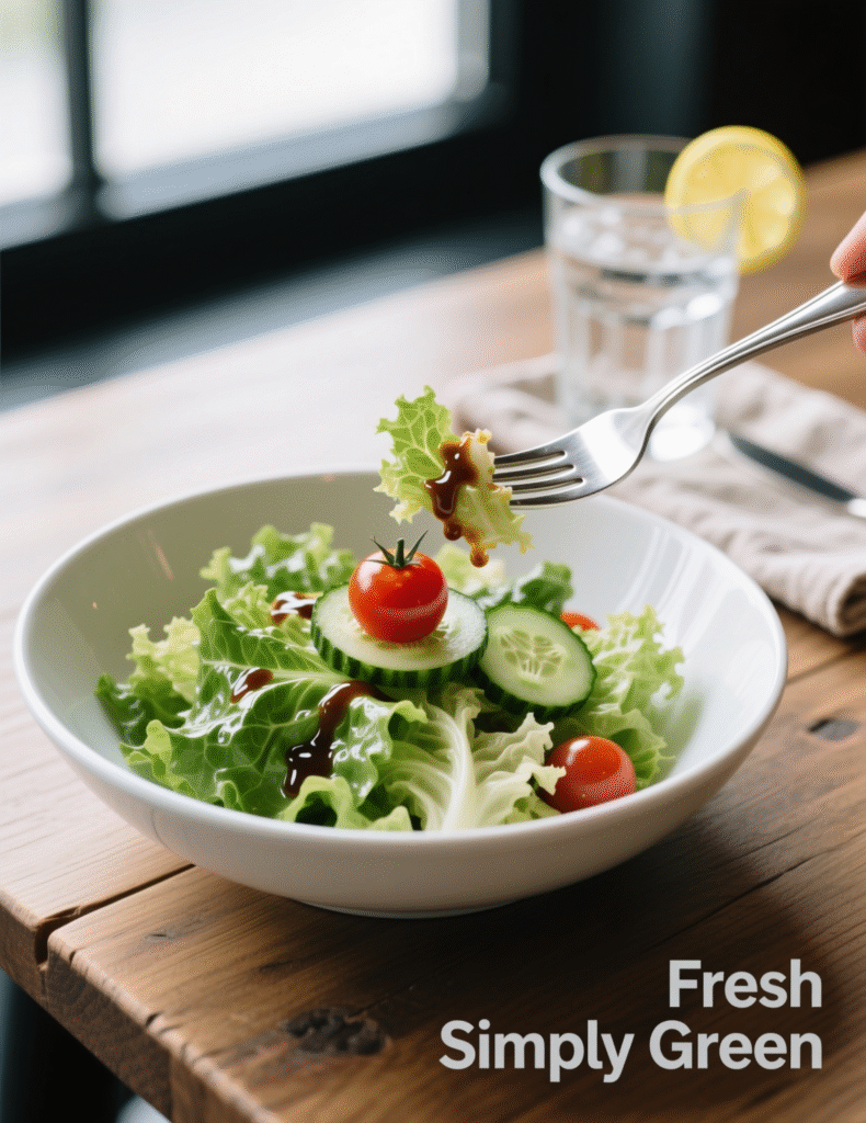 Fresh Simple Green Salad Recipe for 4 Servings: A Professional’s Take on Pure Flavor