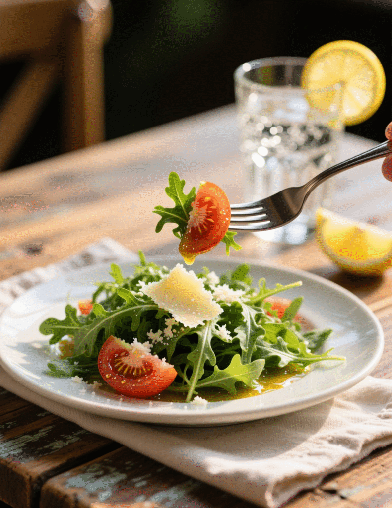 Arugula Salad with Lemon Vinaigrette Recipe (4 Servings): A Fresh Bite of Zesty Perfection