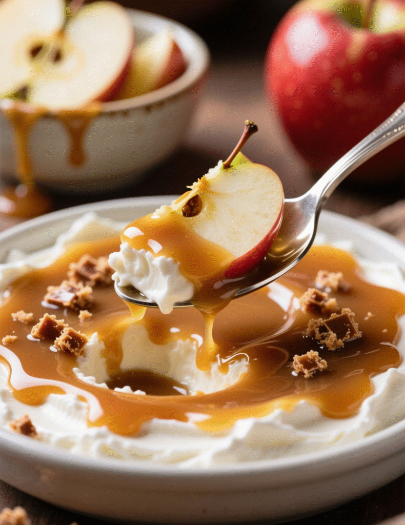 Cream Cheese Caramel Apple Dip Recipe | Easy No-Bake Dessert (12 Servings)