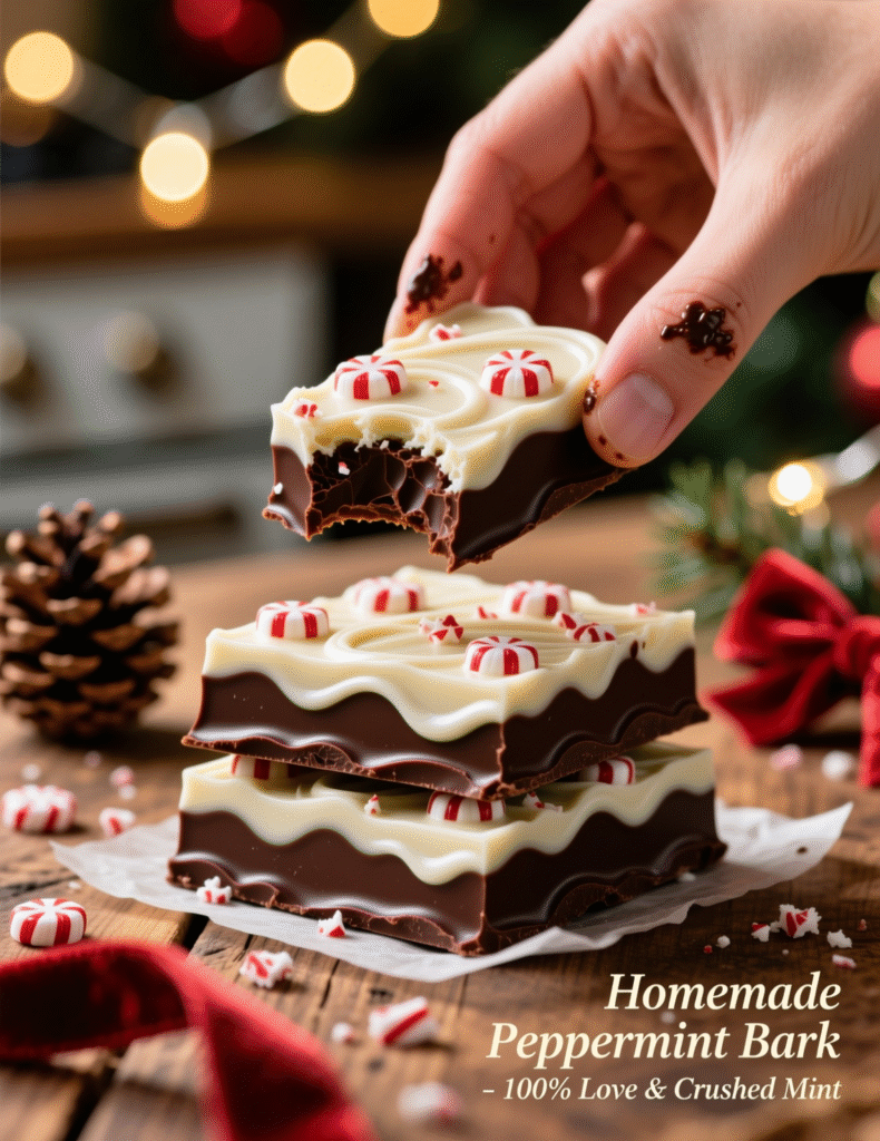 Easy Homemade Peppermint Bark Recipe (12 Servings)