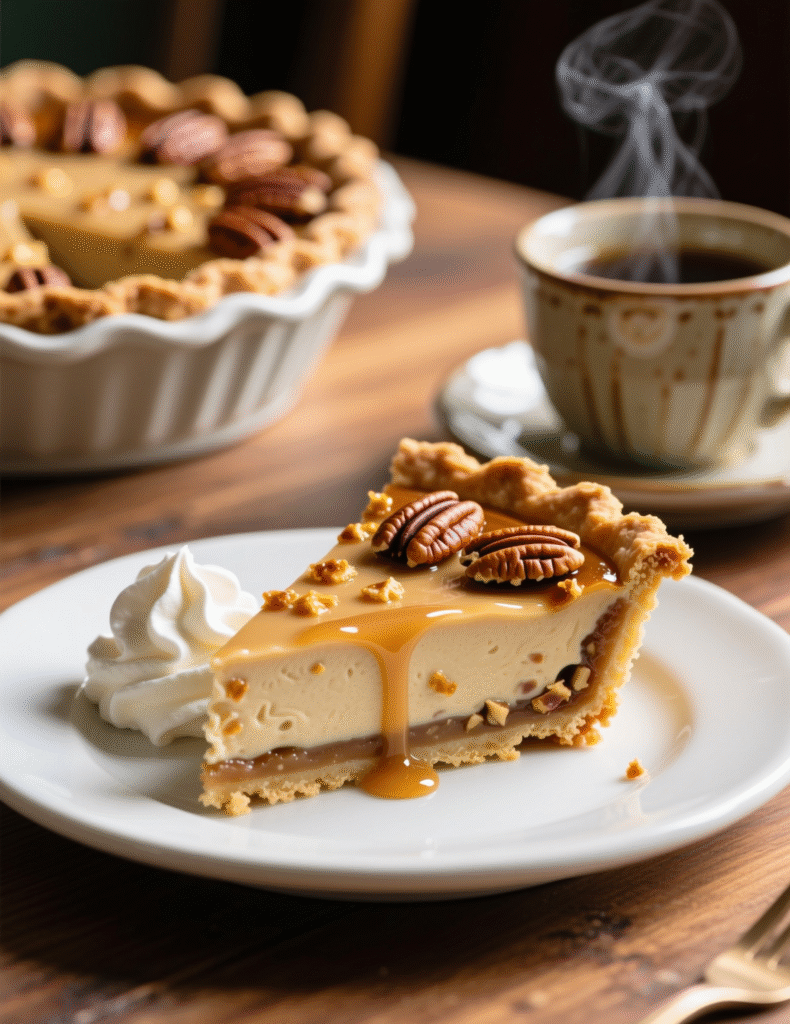Dreamy Pecan Cream Pie with Toasted Pecans Recipe